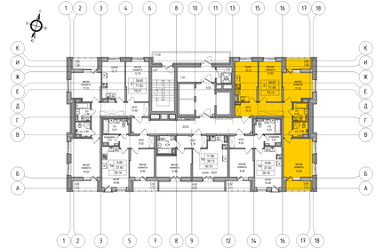 71,5 м², 3-комнатная квартира 14 616 542 ₽ - изображение 71