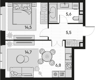 72 м², 3-комнатная квартира 23 500 000 ₽ - изображение 118