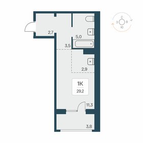 73,4 м², 3-комнатная квартира 10 004 805 ₽ - изображение 35