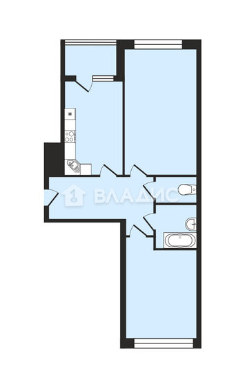 57,6 м², 2-комнатная квартира 10 600 000 ₽ - изображение 46