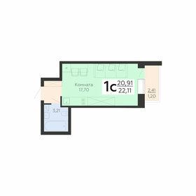 22 м², квартира-студия 2 390 000 ₽ - изображение 52