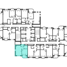 Квартира 36,8 м², 1-комнатная - изображение 2