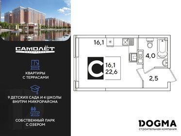 22,6 м², квартира-студия 5 021 720 ₽ - изображение 10