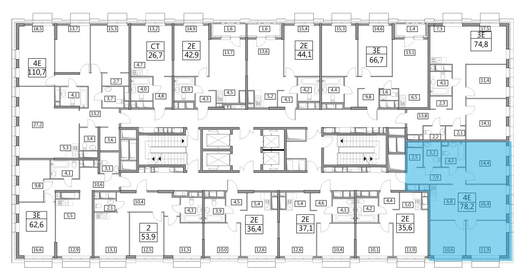 72 м², 3-комнатные апартаменты 29 188 800 ₽ - изображение 13
