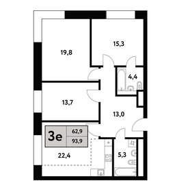 105,1 м², 4-комнатная квартира 35 543 908 ₽ - изображение 27