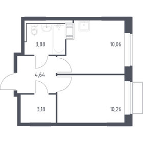 Квартира 36,4 м², 1-комнатная - изображение 1