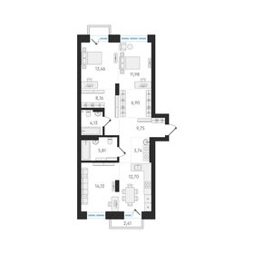 106,8 м², 3-комнатная квартира 18 990 000 ₽ - изображение 102