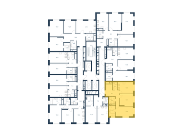 72 м², 2-комнатная квартира 38 980 800 ₽ - изображение 76