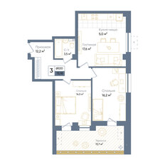 Квартира 76 м², 3-комнатная - изображение 2
