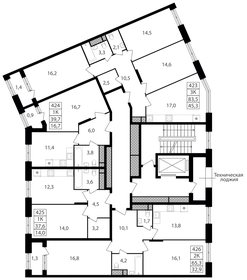 37,7 м², 1-комнатная квартира 12 500 000 ₽ - изображение 53