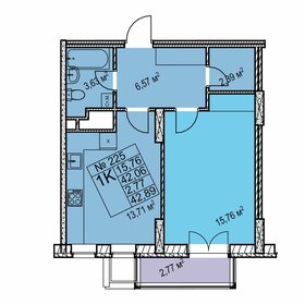 26,7 м², квартира-студия 6 070 000 ₽ - изображение 14