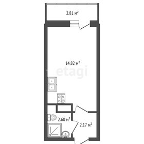 Квартира 20 м², студия - изображение 2