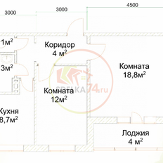 Квартира 52 м², 2-комнатная - изображение 4