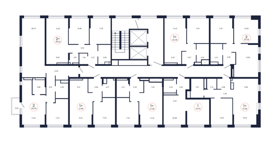 38,5 м², 1-комнатная квартира 5 167 000 ₽ - изображение 80