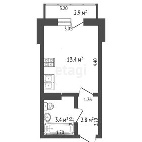 Квартира 21 м², студия - изображение 2