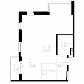 Квартира 67,5 м², 4-комнатная - изображение 1