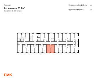 Квартира 33,7 м², 1-комнатная - изображение 2