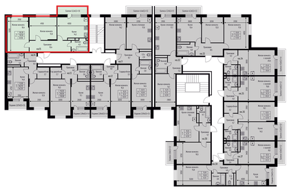Квартира 61,1 м², 2-комнатная - изображение 2