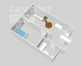 Квартира 31,7 м², 2-комнатная - изображение 1