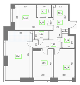 101,4 м², 3-комнатная квартира 48 199 368 ₽ - изображение 52