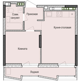 Квартира 38,2 м², 1-комнатная - изображение 1