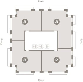 109 м², 3-комнатная квартира 16 490 000 ₽ - изображение 2