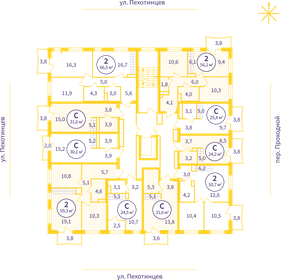 17,7 м², квартира-студия 2 390 000 ₽ - изображение 43