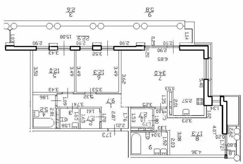 127 м², 3-комнатная квартира 49 990 000 ₽ - изображение 1