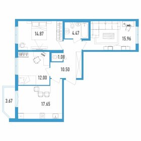 84,2 м², 3-комнатная квартира 9 100 000 ₽ - изображение 39