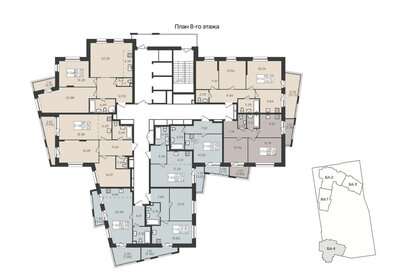 43,5 м², 1-комнатная квартира 10 428 959 ₽ - изображение 5