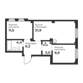 86 м², 3-комнатная квартира 8 700 000 ₽ - изображение 69