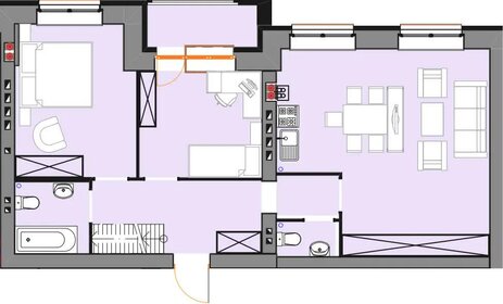 Квартира 144,7 м², 3-комнатная - изображение 2