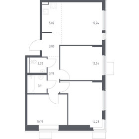 Квартира 52,8 м², 2-комнатная - изображение 1