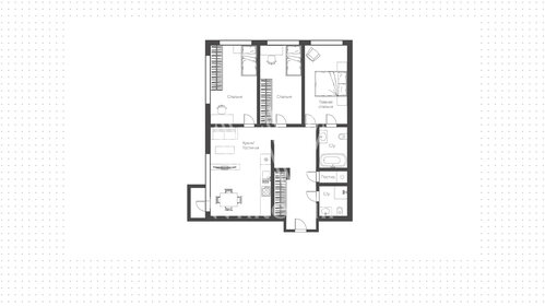 Квартира 86,6 м², 4-комнатная - изображение 1