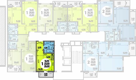 40 м², 1-комнатная квартира 3 950 000 ₽ - изображение 26