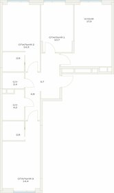 78,2 м², 3-комнатная квартира 12 150 000 ₽ - изображение 67