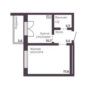 36,6 м², 1-комнатная квартира 5 300 000 ₽ - изображение 57
