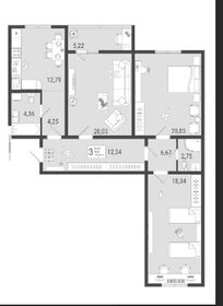 81 м², 3-комнатная квартира 10 800 000 ₽ - изображение 58