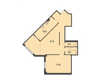 71,1 м², 2-комнатная квартира 13 500 000 ₽ - изображение 7