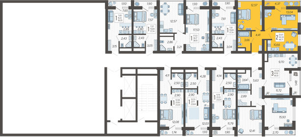 80 м², 2-комнатная квартира 22 000 000 ₽ - изображение 84