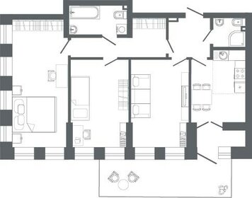 Квартира 85,5 м², 3-комнатная - изображение 1