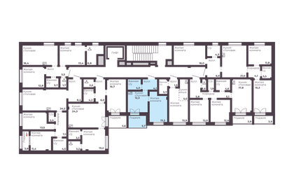 32 м², 1-комнатная квартира 3 200 000 ₽ - изображение 51