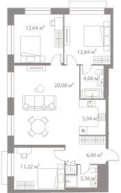 90 м², 3-комнатная квартира 27 999 990 ₽ - изображение 53