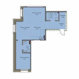 68,3 м², 3-комнатная квартира 10 719 960 ₽ - изображение 73