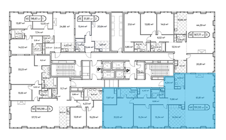 263 м², 4-комнатная квартира 199 000 000 ₽ - изображение 20