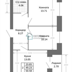 Квартира 51,9 м², 2-комнатная - изображение 4