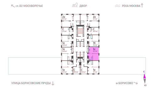 36,3 м², 1-комнатная квартира 17 648 116 ₽ - изображение 38