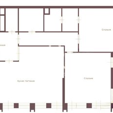 Квартира 124 м², 3-комнатная - изображение 3