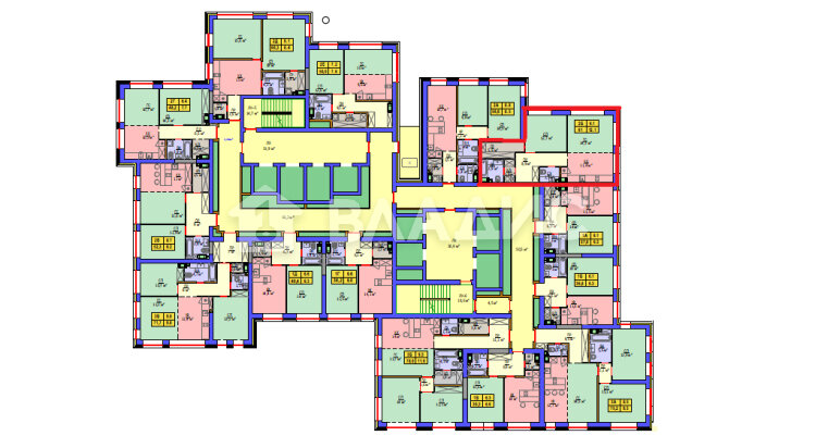 61 м², 2-комнатная квартира 27 300 000 ₽ - изображение 25
