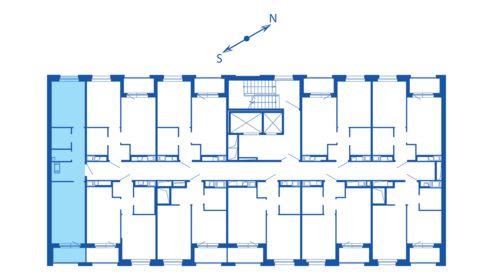 Квартира 39 м², 1-комнатная - изображение 4